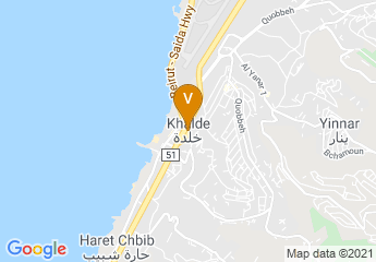 map of Islamic University of Lebanon