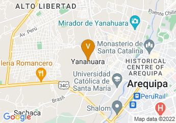 map of Catholic University of Santa María