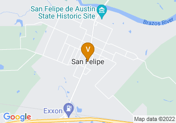 map of San Felipe de Austin State Historic Site