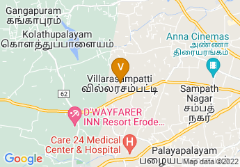 map of D'WAYFARER INN Resort Erode ( Luxury Villa Resorts )