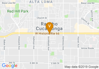 Map of Rancho Cucamonga