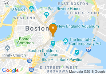 map of Boston Harbor Hotel