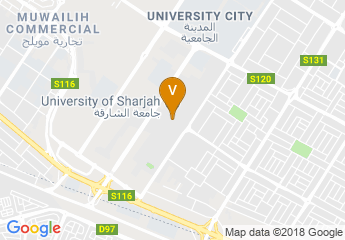 map of University of Sharjah