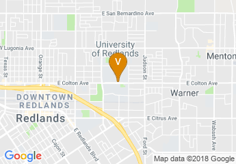map of University of Redlands