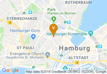 map of Scandic Hamburg Emporio
