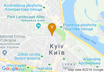 map of InterContinental Kyiv