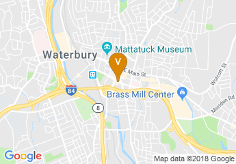 map of Courtyard by Marriott Waterbury Downtown