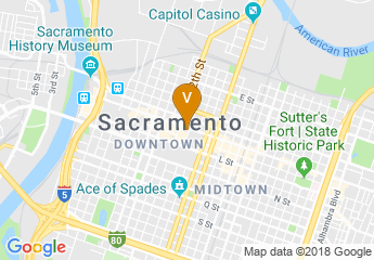 map of Sheraton Grand Sacramento Hotel