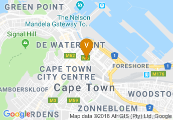 map of Fountains Hotel Cape Town
