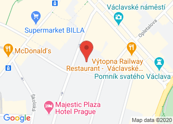 map of Alcron Hotel Prague