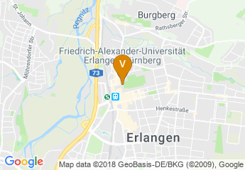 map of University of Erlangen-Nuremberg