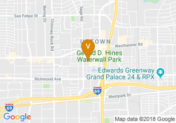 map of Hotel Indigo Houston at the Galleria
