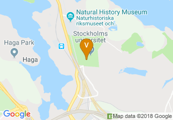 map of Stockholms universitet