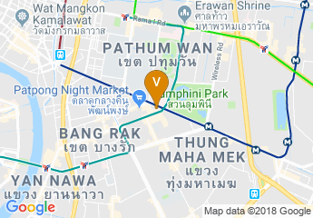map of Crowne Plaza Bangkok Lumpini Park