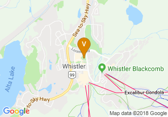 map of Whistler Olympic Plaza
