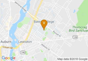 map of Bates College