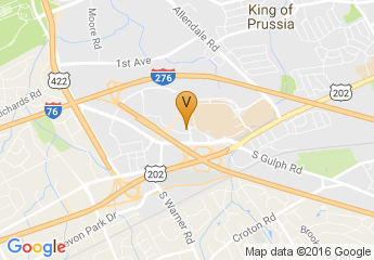 map of CROWNE PLAZA AT VALLEY FORGE