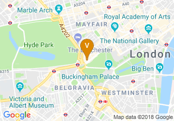 map of Four Seasons Hotel London at Park Lane