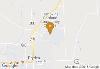 map of Tompkins Cortland Community College