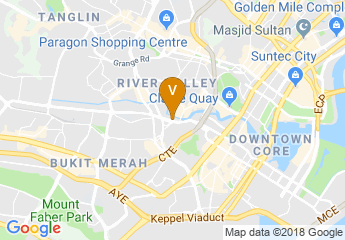 map of Four Points by Sheraton Singapore Riverview