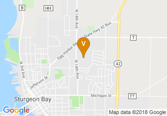 map of Door County Fair