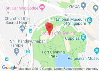 map of Hotel Fort Canning