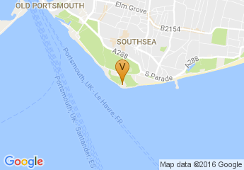 map of Southsea Seafront