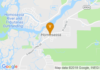 map of Homosassa Civic Club