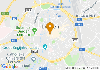 map of Katholieke Universiteit Leuven