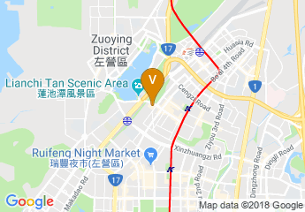 map of Lian Tan Kaohsiung international Club