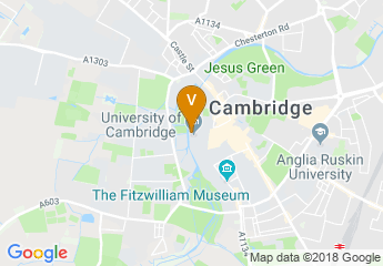 map of Clare College, University of Cambridge