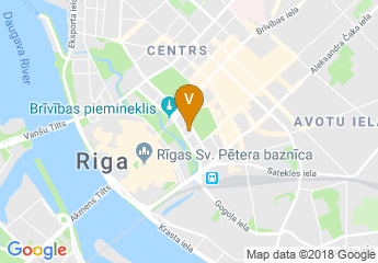 map of University of Latvia