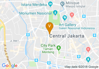 map of Sari Pan Pacific Jakarta