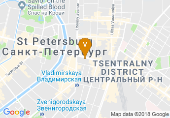 map of Corinthia Hotel St Petersburg
