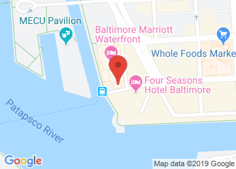 map of Baltimore Marriott Waterfront