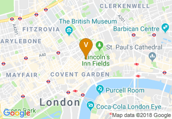map of Freemasons' Hall