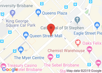 map of Hilton Brisbane