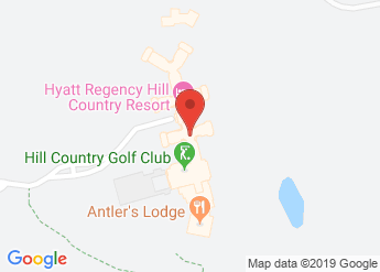 map of Hyatt Regency Hill Country Resort and Spa
