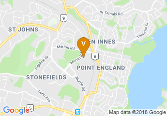 map of University of Auckland, Tamaki Campus