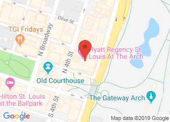 map of Hyatt Regency St. Louis at The Arch