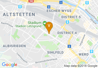 map of Crowne Plaza Zurich