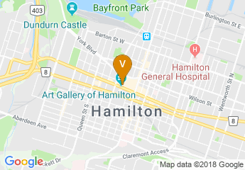 map of Sheraton Hamilton Hotel