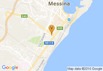 map of Villa Pace, Universita degli Studi di Messina