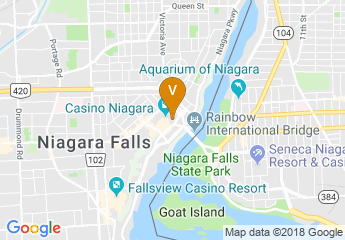 map of Crowne Plaza Niagara Falls - Fallsview Hotel