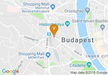 map of Mercure Budapest Buda