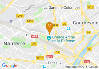 map of Pole Universitaire Leonard de Vinci