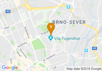 map of Mendel University in Brno