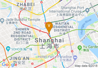 map of Shanghai Marriott Hotel City Centre