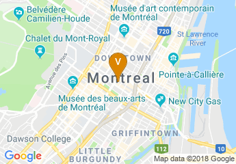 map of Fairmont The Queen Elizabeth Montreal