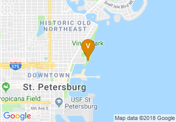 map of Vinoy Park
